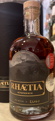 Rum Rhaetia Rum aus
Graubünden Malt-Whisky.ch Shop of Chur